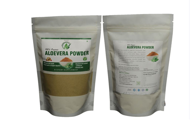 Dr.Bhargav’s Aloe Vera Powder Organic|Hair I Face |Skin|No added Chemicals|100gm