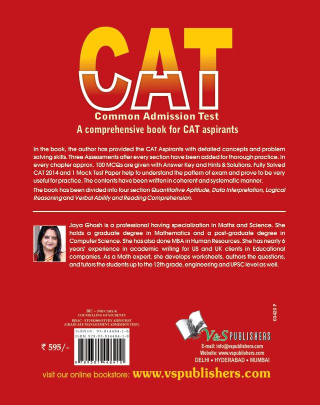 CAT  – A Comprehensive Book For CAT