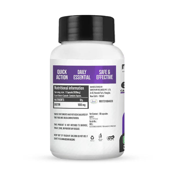 GetmyMettle Biotin 1000 mg