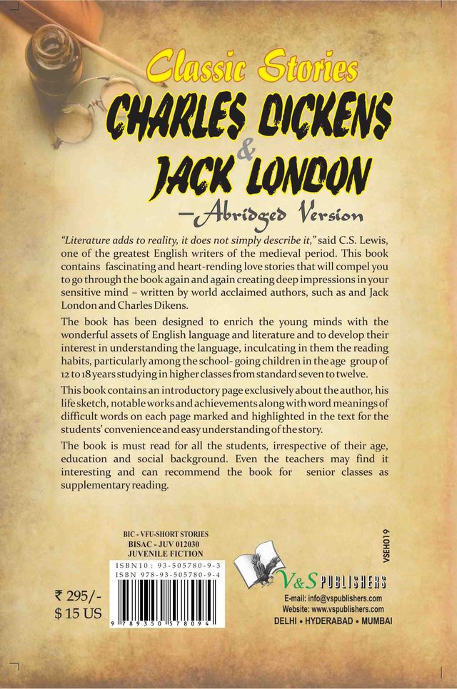 Classic Stories of Charles Dickens & Jack London