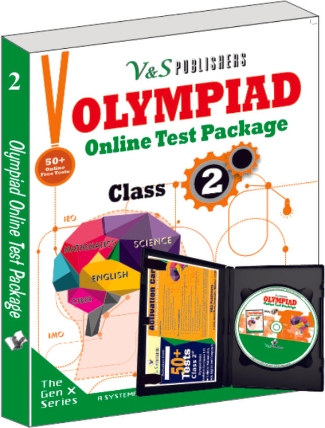 Olympiad Online Test Package Class 2 (Free CD With Activation Voucher)