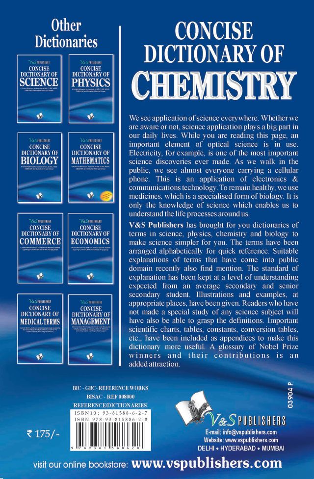 Concise Dictionary Of Chemistry