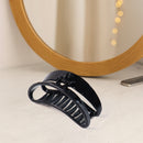 Plastic Hair Clamp Grip Simple Matte Hair Barrette Clamp (12 Pc)