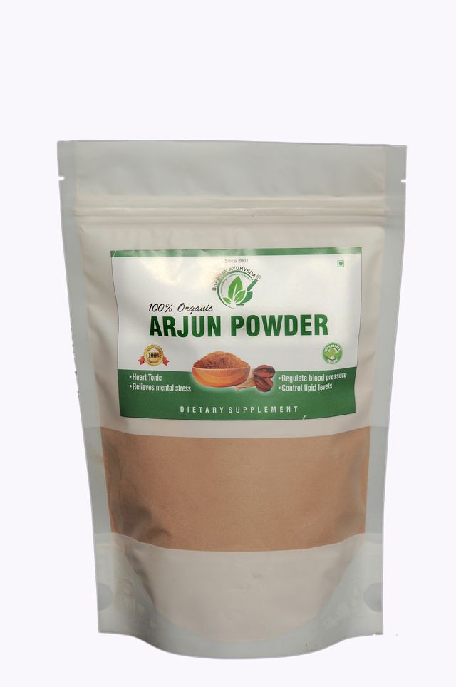 Dr.Bhargav’s I Arjun powder | Heart Tonic | Relieves mental stress | Regulate blood pressure | Control lipid levels |Arjun Kheerpak Ingredient I Natural Organic|100gm