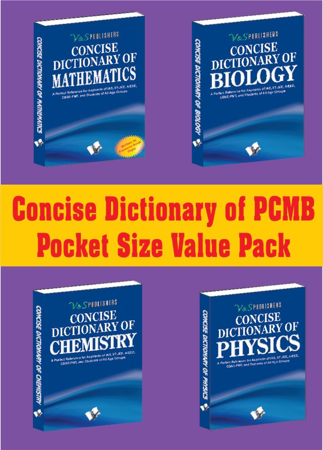 Concise Dictionary Of PCMB Pocket Size Value Pack