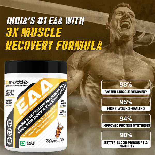 GetmyMettle EAA: Ultimate Maintenance Fuel Enriched with Glutamine, Vitamins, and Electrolytes