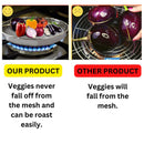 7119 Steel Roaster Grill Jali For Papad Tandoor  Chapati Roast Use ( 1 Pc )