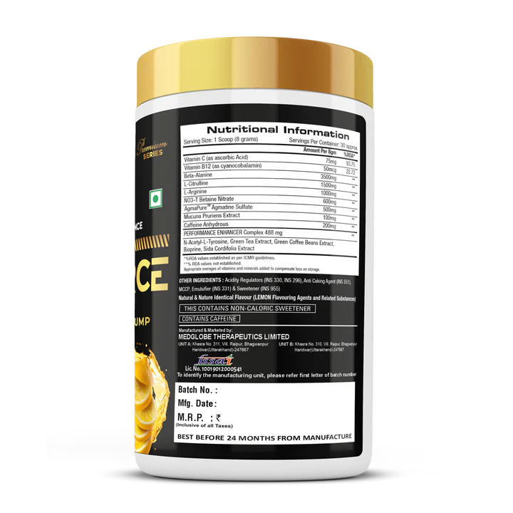 Eligator Mahafroce Pre-Workout - 240gm (30 Servings)