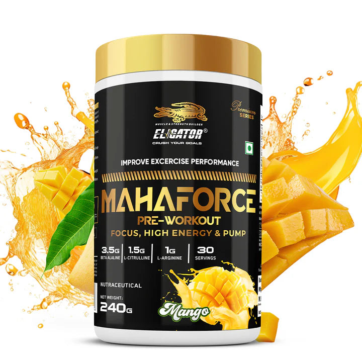 Eligator Mahafroce Pre-Workout - 240gm (30 Servings)