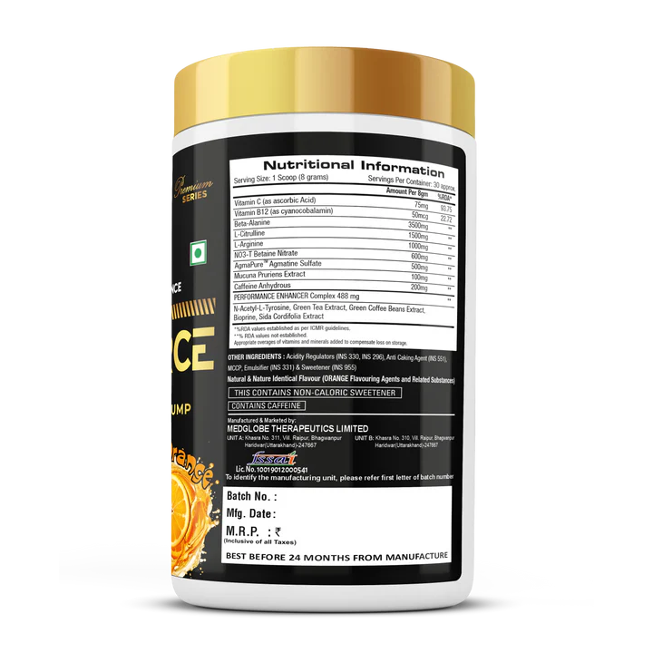 Eligator Mahafroce Pre-Workout - 240gm (30 Servings)