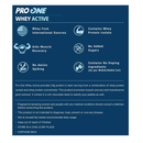 MB Pro One Whey Active, 2 kg (4.4 lb), Chocolate