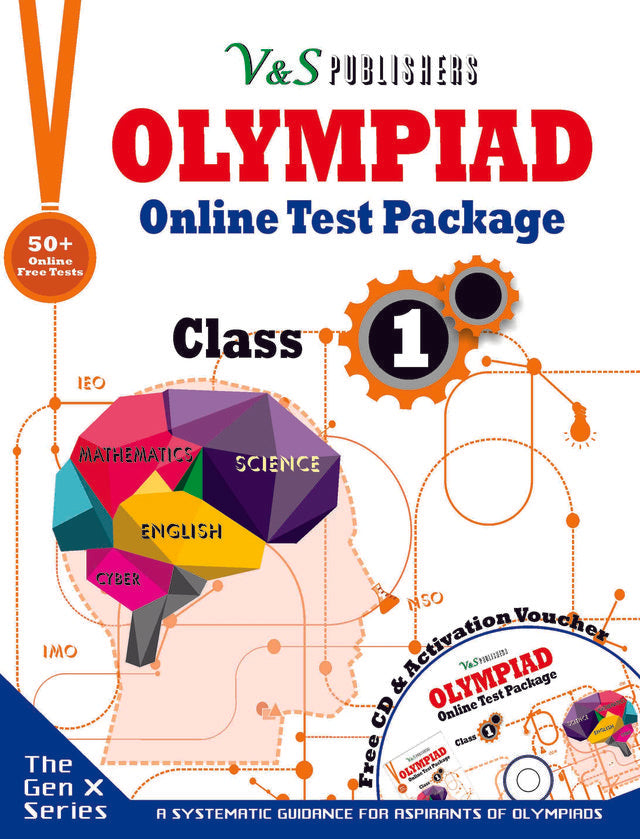 Olympiad Online Test Package Class 1 (Free CD With Activation Voucher)