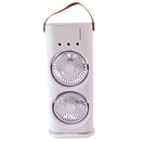 Electric Fan Desktop Double-head Powerful Air Cooler (1 Pc  With Remote)