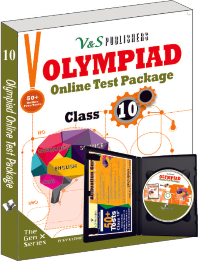 Olympiad Online Test Package Class 10 (Free CD With Activation Voucher)