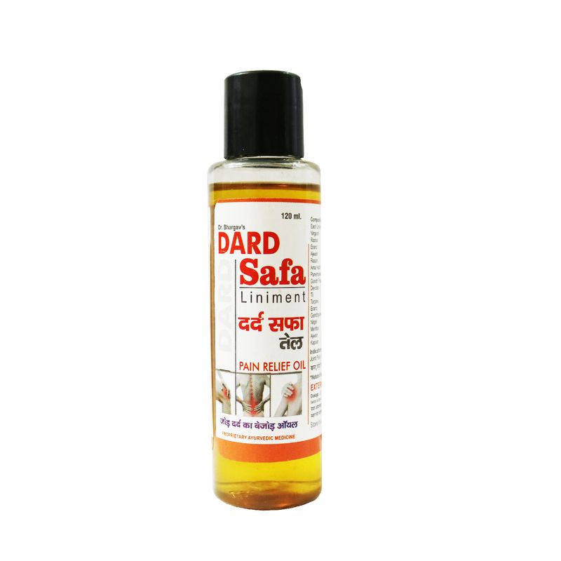 Dr.Bhargav’s I Dard Safa Oil | Pain Relief Oil I Stiffness| Painkiller Potent Oil I Herbs I Volatile Combination | Deep absorption I Pain sucking power I Oil in Balm feel | 120ml