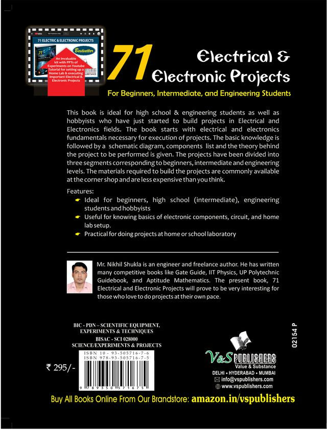 71 Electrical & Electronic Projects (With Youtube AV)