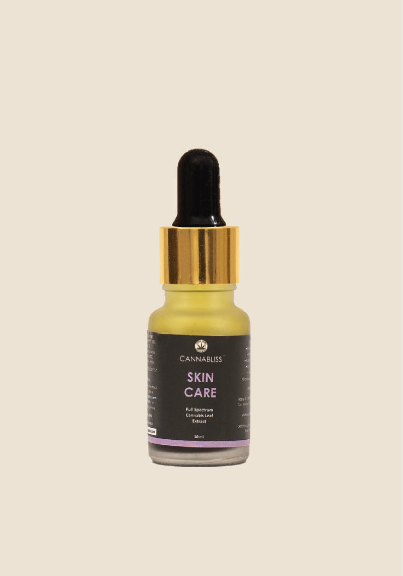 CannaBliss SKIN CARE (with 0.5% Cannabis Leaf Extract + Argan & Rosehip - Oil + Hemp Seed Oil) - 10 ML