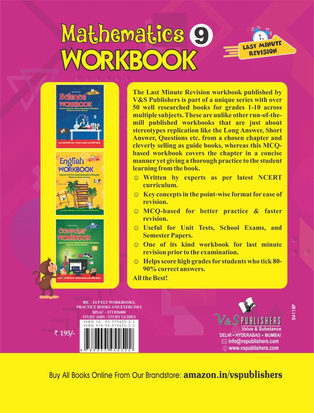 Mathematics Workbook Class 9