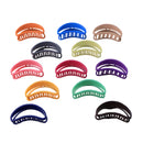Plastic Hair Clamp Grip Simple Matte Hair Barrette Clamp (12 Pc)