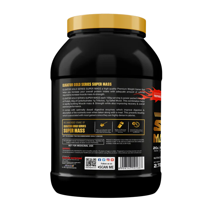 Eligator Super Mass - Massive Mass Gainer