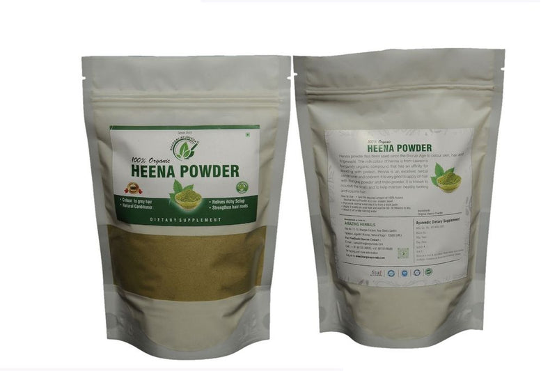 Dr.Bhargav’s I Heena Powder | Color to grey hair | Natural hair Conditioner | Relieves itchy Scalp | Strengthen hair roots |Removes dandruff | External Use Only | 100gm