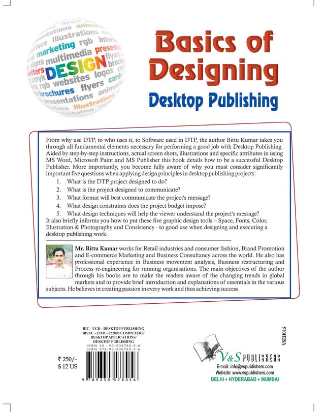 Basics of Designing - Desktop Publishing