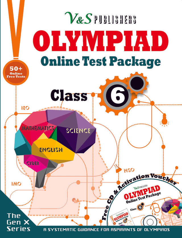 Olympiad Online Test Package Class 6 (Free CD With Activation Voucher)