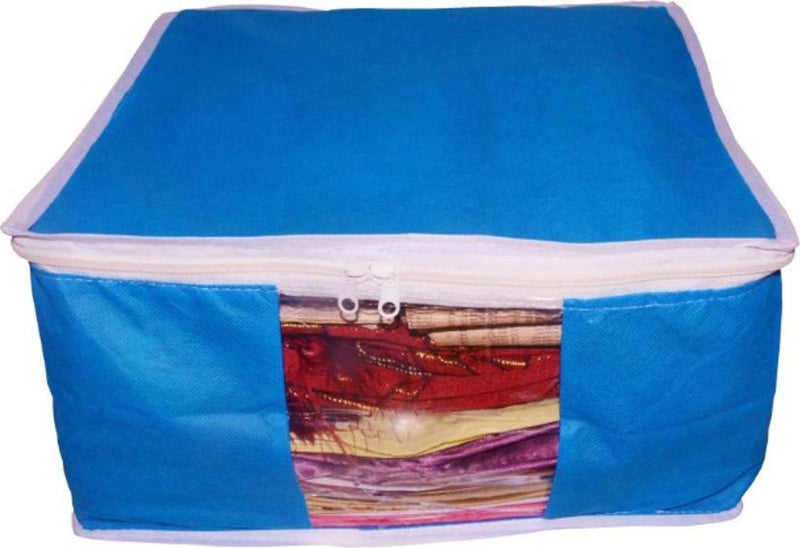 Pack Of 1 Non Woven  Saree Cover Organizer Bag Vanity Pouch Keep Saree/suit/travelling Pouch - Free Shipping