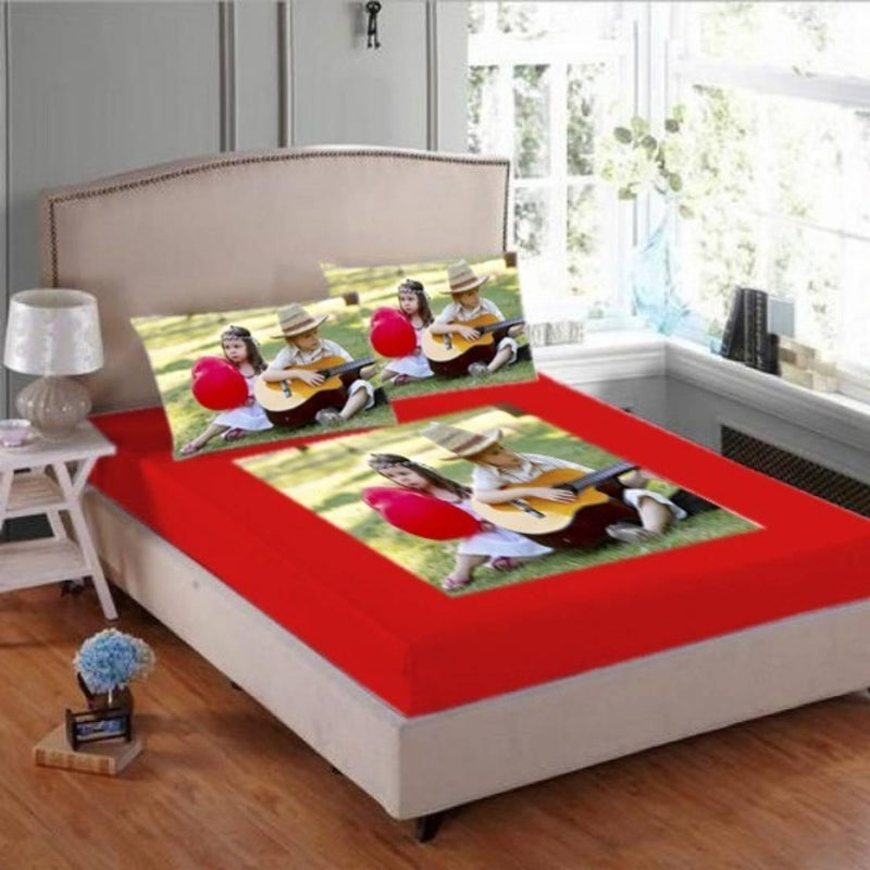 Digital Print Velvet Bedsheet with Two Pillow Cover- Free Shipping* - Mall2Mart