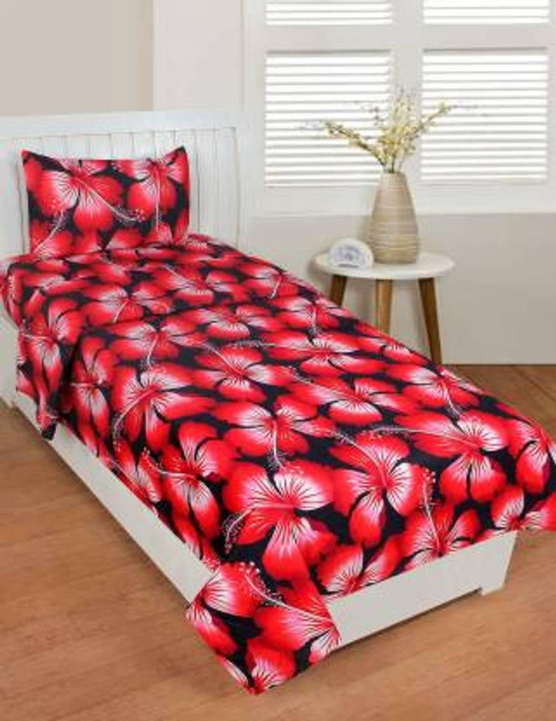 Attractive 3D Printed Bedsheet And Pillow Covers (Thread Count - 170) - Free Shipping - Mall2Mart