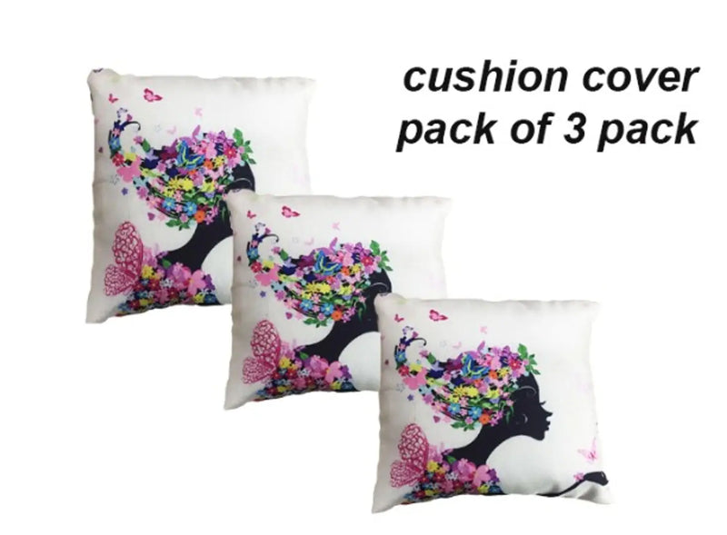 Attractive jute cushion covers (pack of 3)