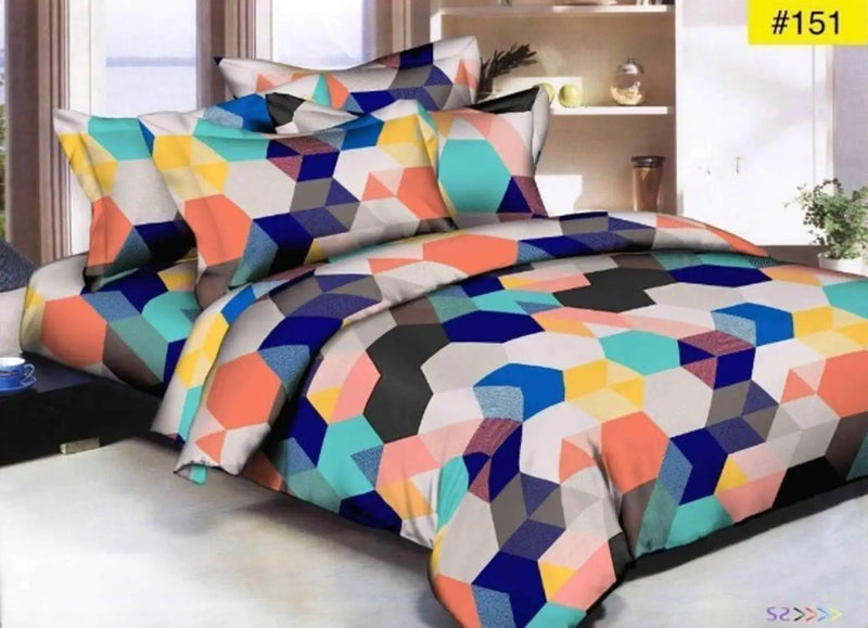 Double Bedsheet 1 bedsheet 2 pillow cover