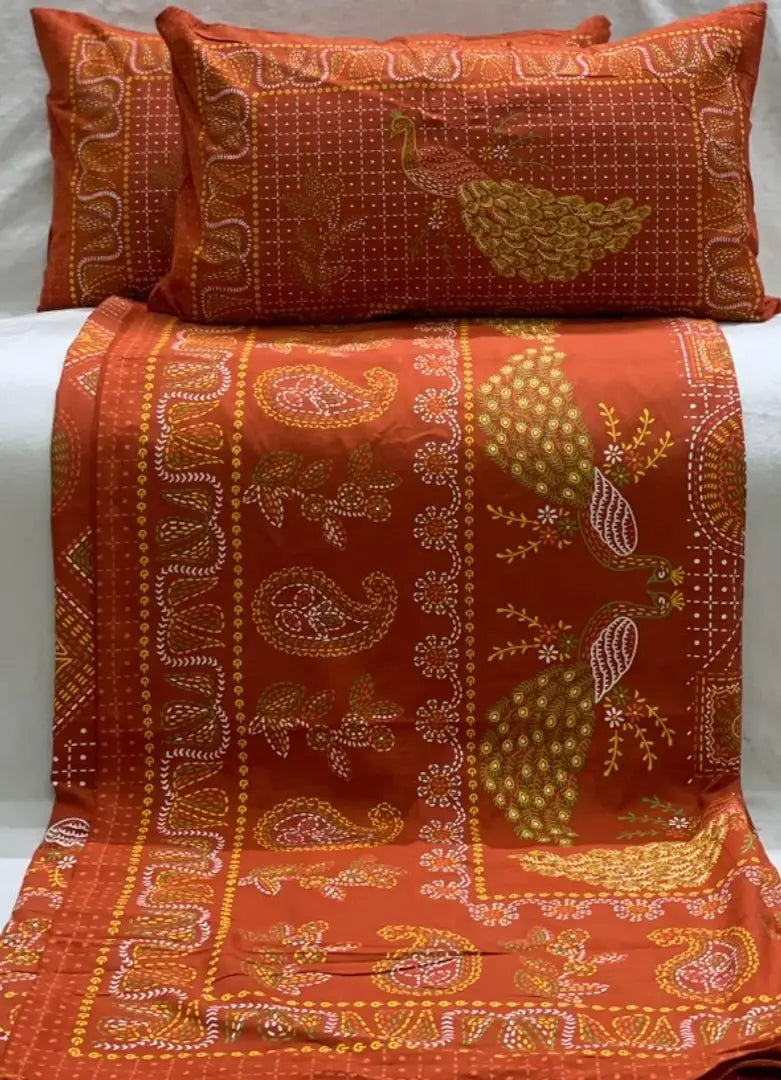 Premium Cotton Printed Bedsheets