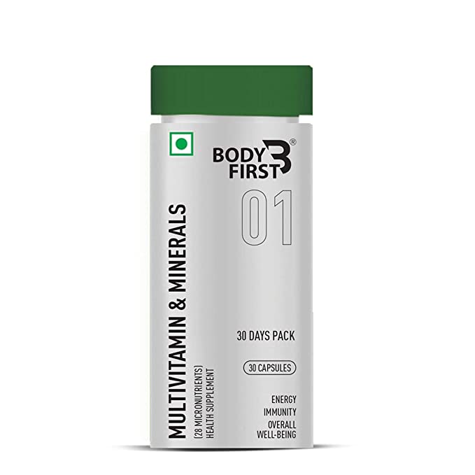Multivitamin For Men & Women - 100% Rda Of Vitamin C, D, E, B12, Biotin, Zinc, Minerals For Immunity, Energy, Stamina, Healthy Hair, Eye, Muscle & Brain Function