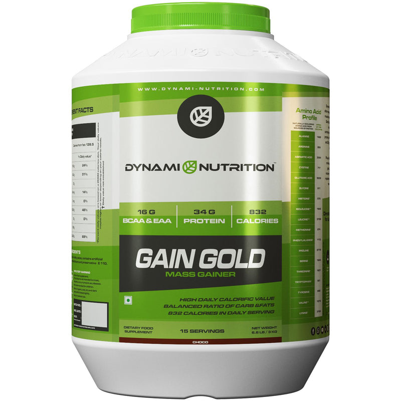 Dynami Nutrition Gain Gold Mass Gainer