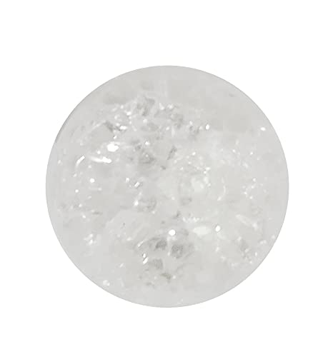 Purpledip Resin Crystal Ball for Indoor Water Fountains, Clear, 1.5 Inches (10503A)