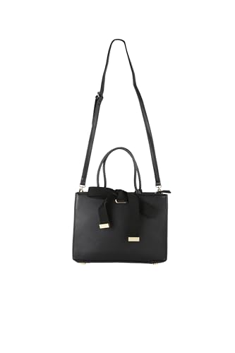 Van Heusen womens Satchel - Bow Black