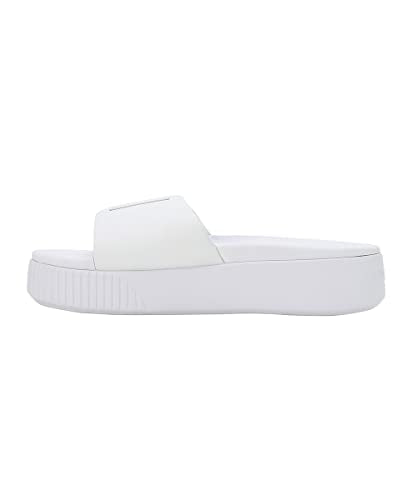 Puma Womens Platform Slide Wns Puma White-Puma White Slide -6 UK (36612108)