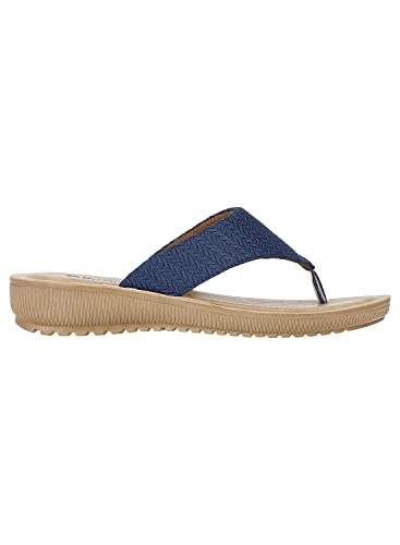 inblu Stylish Fashion Sandal/Slipper for Women | Comfortable | Lightweight | Anti Skid | Casual Office Footwear (MF30_BLUE_41)