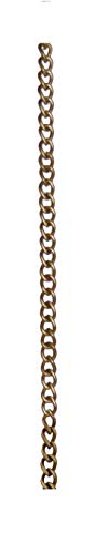 Two Moustaches Brass Hanging Chain for Bells, Yellow, 2 Meters, Standard