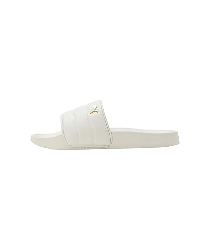 Puma Womens Leadcat 2.0 Puffy Pristine-Metallic Gold Slide - 5 UK (38955702)