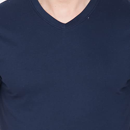 beUNIQ 036 V-Neck T-Shirt (XXXXX-Large) Navy