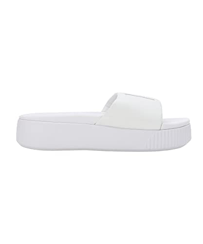 Puma Womens Platform Slide Wns Puma White-Puma White Slide -6 UK (36612108)