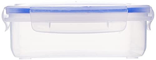 Aristo Lock & Fresh 301 Plastic Storage Container - 1100 ML, Transparent Clear, large (LOCK&FRESH301) (22 x 15.5 x 6cm)
