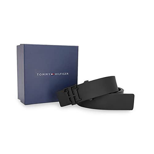 Tommy Hilfiger Nandewar Leather Non Reversible Belt For Men - L - 1M, Black