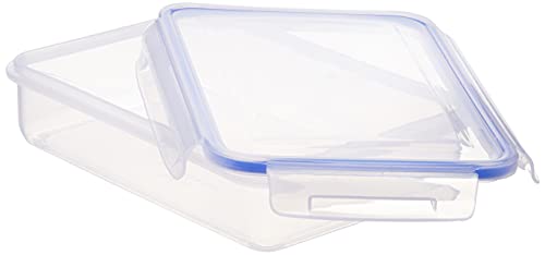 Aristo Lock & Fresh 301 Plastic Storage Container - 1100 ML, Transparent Clear, large (LOCK&FRESH301) (22 x 15.5 x 6cm)