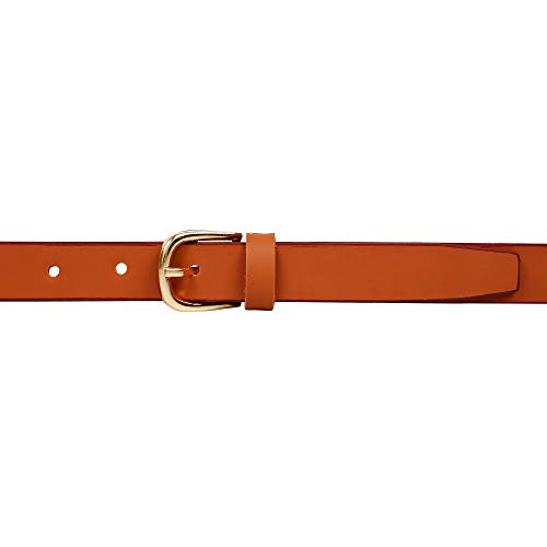 SIDEWOK Combo of Plain Casual Sleek Belts For Women/Girls (Brown & Tan)(SDWK-GLBL-07-08)