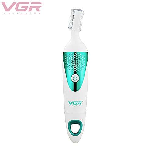 VGR 5-in-1 Women Grooming Kit Shaver for Face, Legs, Underarms & Bikini area, Eyebrow trimmer, Ear & Nose Trimmer Facial Massager & Body Massager Professional Fully washable