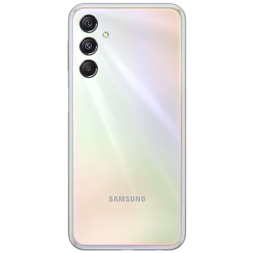 Samsung Galaxy M34 5G (Prism Silver,8GB,128GB)|120Hz sAMOLED Display|50MP Triple No Shake Cam|6000 mAh Battery|4 Gen OS Upgrade & 5 Year Security Update|16GB RAM with RAM+|Android 13|Without Charger