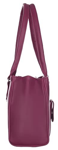 creeper Women's Leather Large Capacity Shoulder Bags (Maroon)